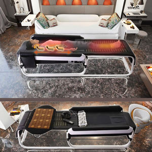 Cama de Masaje Térmico Infrarrojo con Jade para Quiropráctica, Camilla de Tracción Lumbar con Terapia de Calor de Cuero Sintético, Modelo Korea Master V3/V4/V6 - Product Image 3