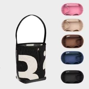 New Felt Cloth Bag Insert Organizer Cosmetic <b>Makeup</b> Bag Organizer Travel Chain Bag Women's Shoulder <b>Box</b> - Product Image 2