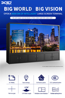 Maßgefertigter LCD-Werbebildschirm mit Splicing-Technologie 3x3 4K 1080P DID Schmaler Rahmen 0,88-3,5mm Video-Display für Einzelhandel, U-Bahn und Flughäfen