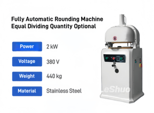 Machine à diviser et à arrondir la pâte entièrement automatique - Product Image 3