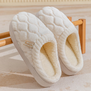 Women's Canvas Cotton Fluffy Cute Puppy-pattern Winter Spring Warm Eco-friendly Slip-resistant Anti-Odor <b>Cushioning</b> - Product Image 6