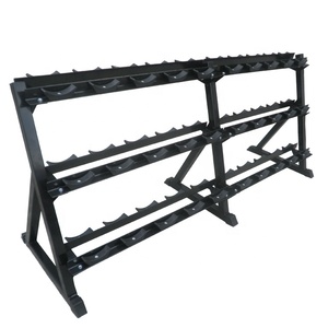 Attrezzatura <span class=keywords><strong>per</strong></span> <span class=keywords><strong>Palestra</strong></span> Commerciale, Rastrelliera <span class=keywords><strong>per</strong></span> 15 Paia di Manubri Usati in <span class=keywords><strong>Vendita</strong></span> - Product Image 2
