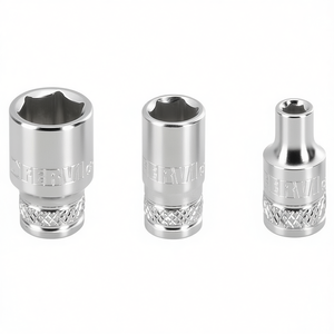 Clé à douille hexagonale Fervi, série normale, 6 mm, 8 mm, 10 mm, jeu métrique - Product Image 2