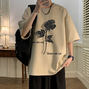2025 di tendenza Custom Streetwear di fascia alta di lusso da uomo t-shirt con stile grosso logo Oversize stampato <span class=keywords><strong>su</strong></span> t-shirt per la <span class=keywords><strong>stampa</strong></span> Unisex - Product Image 3