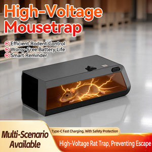 Trampa para Ratones Eléctrica de Alto Voltaje, Trampa de Descarga Rápida Sin Contacto, Solución para Control de Roedores en Interiores, para el Hogar y el Garaje - Product Image 6