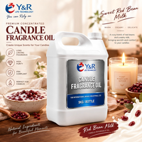 Huile parfumée concentrée à la saveur de lait de haricot rouge, populaire pour les bougies, les huiles de combustion et les diffuseurs d'arômes, vente en gros