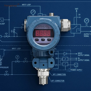 เซ็นเซอร์ดิจิตอลอุตสาหกรรมป้องกันการระเบิดสำหรับน้ำและน้ำมัน 4-20mA ความแม่นยำ 0.25%FS IP68 - Product Image 1