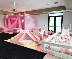Aire de jeux intérieure pour enfants, jeux doux commerciaux, grande fosse à balles en mousse ronde, équipements d'aire de jeux intérieure pour enfants, fournitures pour fêtes - Product Image 3