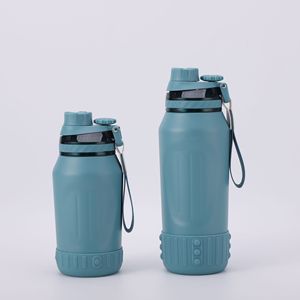 316 Stainless Steel Insulated Water Flask 550ml 750ml Portable Wrist Strap Design for Camping Hiking and <b>Cycling</b> - Product Image 5
