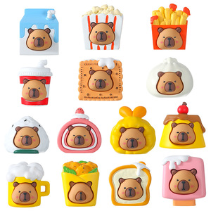 Capybara Refrigerator Magnets Resin 3D Cartoon Animal Shape Decorative Home Sticker Fridge Decoration - Product Image 2