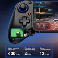 Manette de Jeu D11 BT Extensible pour Téléphone Mobile PC Android iOS PS5, Rétractable pour Switch et Confort de Jeu