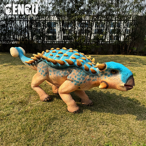 Robot Dinosaure Animatronique Ankylosaure Réaliste avec Marche et Sons pour <span class=keywords><strong>Parc</strong></span> <span class=keywords><strong>d</strong></span>'Attractions - Product Image 4