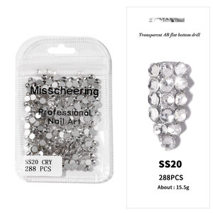 Pha Trộn Kích Thước Không Hotfix Vàng Flatback Pha Lê Thạch Trang Trí DIY Long Lanh Đá Móng Tay Nghệ Thuật Phụ Kiện Nhà Máy Trực Tiếp AB - Product Image 4