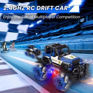 SINO Vente Chaude RC 1:36 7 Canaux 4WD Voiture de Police à Dérive avec Chargeur et Câble USB - Product Image 3
