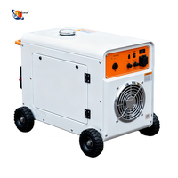 Hot-vente à faible bruit 50/60Hz 3kva 5kva 6.5kva 8kva 9kva 10kva générateur diesel monophasé générateur diesel triphasé