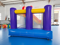 JIALE Desain Baru Permainan Seluncur Tiup PVC Multifungsi, Warna dan Logo Dapat Disesuaikan, 3.8x3.6m², Indoor/Outdoor, Komersial