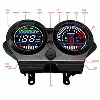 Material ABS Standar Industri Tahan Air Awet Berkualitas Tinggi Meter Motor Digital Tachometer Sepeda Motor Garansi 12 Bulan