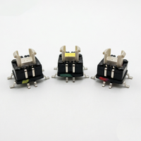 Ventes d'usine HTCL – Interrupteur tactile intelligent 12V SMD RGB tricolore 6x7 7x7 avec LED, bouton-poussoir lumineux pour volant de jeu
