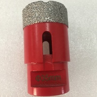Nouvelle foret à noyau diamanté brasé sous vide de type matrice 6-100 mm pour carrelage, granit, marbre
