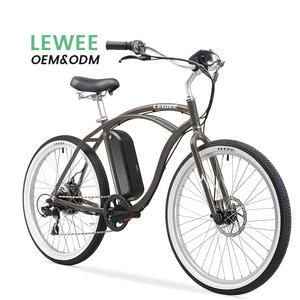 2025 plus récent vélo Cruiser électrique 26 "jantes en aluminium 350W moteur de moyeu arrière Kenda pneus plage Cruiser Ebike pour hommes - Product Image 1