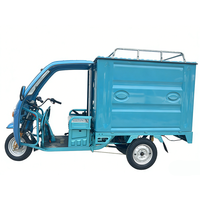 Pièces personnalisées 2000W 4000W 60V 3 roues Camionnette de livraison à moteur Tricycles électriques pour adultes avec cabine