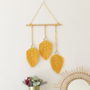 <span class=keywords><strong>Tapiz</strong></span> de <span class=keywords><strong>Pared</strong></span> <span class=keywords><strong>Boho</strong></span> Chic Macramé <span class=keywords><strong>Tapiz</strong></span> de Algodón con Borlas de Hojas Estilo Art Deco Bodegón Arte DE LA <span class=keywords><strong>Pared</strong></span> Decoración PARA EL Hogar - Product Image 4