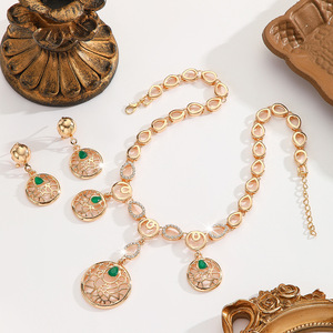 Conjunto de Joyería Bohemia de Aleación de Alta Calidad, Collar y Pendientes de Dos Piezas, Decoraciones de Moda Transfronterizas de Gran Venta - Product Image 3