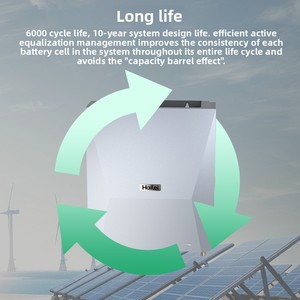 Batería LiFePO4 Apilable de 5-30 kWh, 51.2V 100Ah, Sistema de Almacenamiento de Energía Doméstica IP65, Compatible con Inversores Deye/Growatt/Victron - Product Image 2