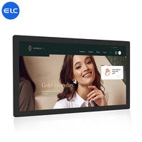 Prix d'usine 27 \ "LCD écran tactile tablette murale POE RK3288 pour affichage publicitaire magasins de détail centres commerciaux aéroports