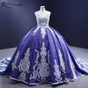 Jancember 222174 Glitter Spaghetti Strap Lace Vestidos de fiesta de noche para niñas - Product Image 1