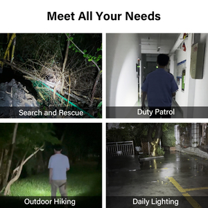 Tank007 a602l không thấm nước tầm xa đèn pin an ninh công suất cao <span class=keywords><strong>Torch</strong></span> ánh sáng có thể sạc lại Geepas Đèn Pin Nhôm LED Đèn - Product Image 4