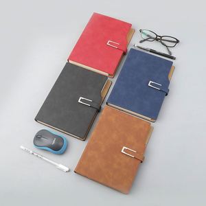 Leather Cover A5 Business Notebooks Daily Planner <b>Journal</b> Loose-Leaf Binding Printed Paper Gift Magnetic Snap Multiple Colors - Product Image 3