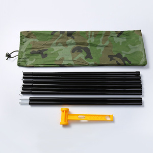 Huatai Chengrui Camouflage Tarpaulin <b>Single</b> Layer Outdoor Camping Sunshade Rainproof Portable <b>Tent</b> Cover - Product Image 5