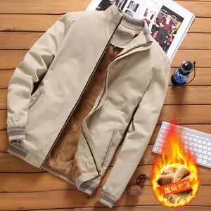 2022 winter cotton men's jacket casual loose men's jacket plus velvet thickening winter wholesale