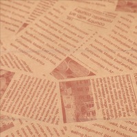Papier sulfurisé imprimé sur mesure, imperméable et résistant à l'huile pour l'emballage de hamburgers et de sandwichs de restauration rapide