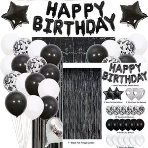 Set Decorazioni Compleanno: 18 Palloncini, 13 Topper Per Torta, Striscione Buon Compleanno - 4
