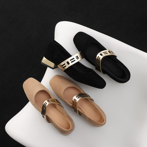 Scarpe Mary Jane Retro Love Diamond, Nuova Moda, Tacco Spesso, Slip-On, Antiscivolo, Traspiranti, Comode, con Aumento di <span class=keywords><strong>Altezza</strong></span> - Product Image 4