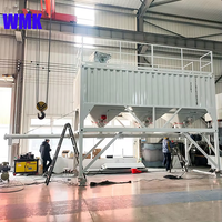 Silo di Stoccaggio per Polvere di Cemento Rettangolare Personalizzato per Interni Senza Fondamenta Silo per Cemento Tipo Box Staccabile e Mobile con PLC