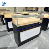 Comptoir de présentation en verre pour magasin de téléphonie mobile, ensemble de tables d'expérience |   Imperméable, écologique, recyclable, durable, personnalisé en usine, complet