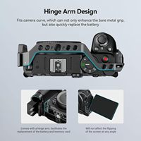   Cage de caméra Z30 pour Nikon Z30 en alliage d'aluminium - Cage vidéo pour vlog - 3858