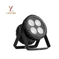 Projecteur PAR LED 4 Yeux DMX512 Multicolore IP55 Étanche et Dimmable pour Scène, DJ, Mariage, Fête, Spectacle, Événement Extérieur
