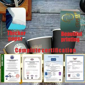 Gobelets jetables à double paroi en papier kraft avec couvercle, personnalisables avec logo, pour <span class=keywords><strong>café</strong></span> chaud, thé, vin et boissons gazeuses - Biodégradables - Product Image 5