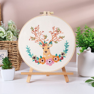 Owl động vật DIY needlepoint thêu Cross Stitch Kit với Thêu Hoop chủ đề cho người mới bắt đầu DIY Craft - Product Image 5