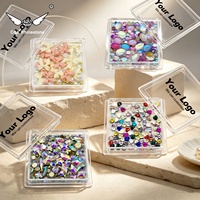 Strass en cristal AB CY, strass à dos plat, formes fantaisie variées, pour nail art, artisanat DIY, vente en gros, OEM, ODM