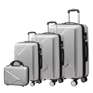 Kunden spezifische Kabine ABS Gepäck anhänger Koffer Handgepäck Reisetaschen Hartsc halen wagen Gepäcks ets