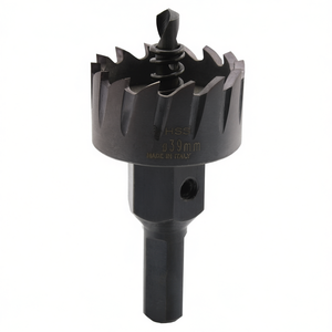 Lame de scie cloche HSS Ttake, diamètre 39 mm, fabriquée en Italie, pour la découpe du bois et du métal - Product Image 2