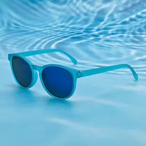 Neues Design Mode Hangobjektiv china Sonnenbrille Lieferant individuelles Logo frau runde polarisierte Sonnenbrille 2023