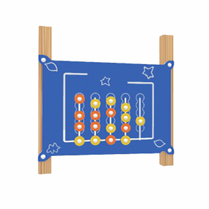 Panel de Juego Educativo Flyfun, Juguete de Ábaco para el Aprendizaje de Matemáticas para Niños con Marco de Madera para Educación Temprana, Preescolar y Centro de Capacitación - Product Image 1