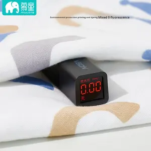 Nouveau-né Swaddle Gaze Pur Coton 6 Couches Bébé <span class=keywords><strong>Couverture</strong></span> Unique Enfants À Capuche Serviette De Bain Motif Floral Mince Wrap En Gros - Product Image 2