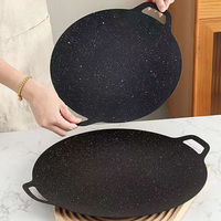 Plaque de Cuisson en Fonte pour Barbecue, Gril, Viande, Réchaud à Gaz et Induction, Poêle à Frire pour le Camping en Plein Air, Fournitures de BBQ